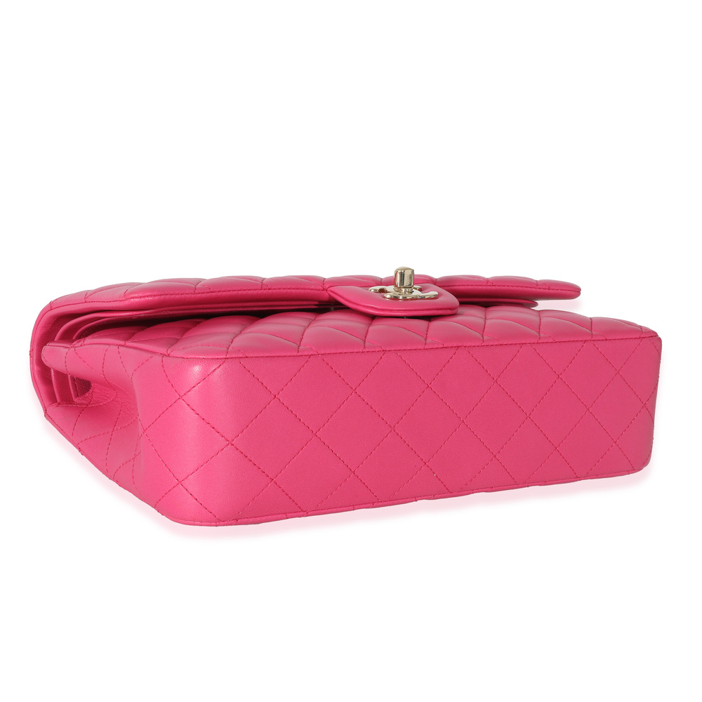 Chanel 16C Pink Quilted Lambskin Medium Classic Double Flap Bag - Picture 5 of 7